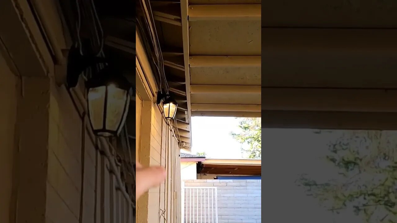 Proper flashing above patio missing! #youtubeshorts