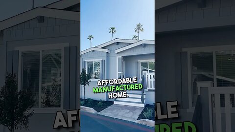 Affordable 💰 Manufactured Home! #shorts #mobilehomes