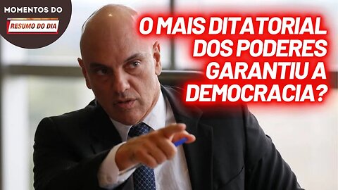 Moraes diz que “a justiça garantiu a democracia” | Momentos do Resumo do Dia