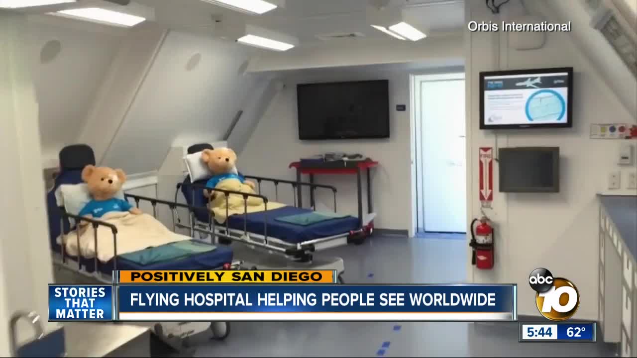 San Diego doctor boards flying eye hospital to help patients in need
