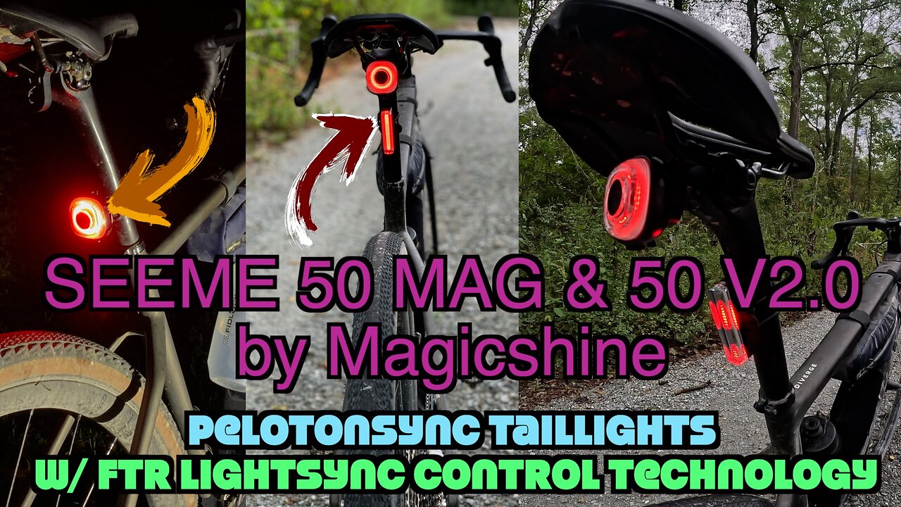 Magicshine SEEME 50 MAG & SEEME 50 V2.0 Taillight Product Testing and Review