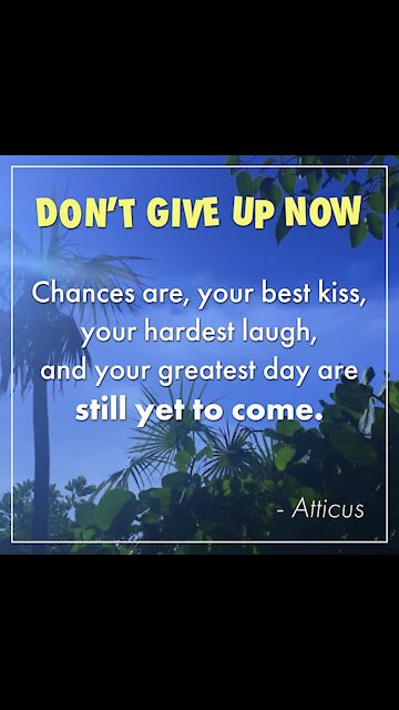 Don't give up now [GMG Originals]