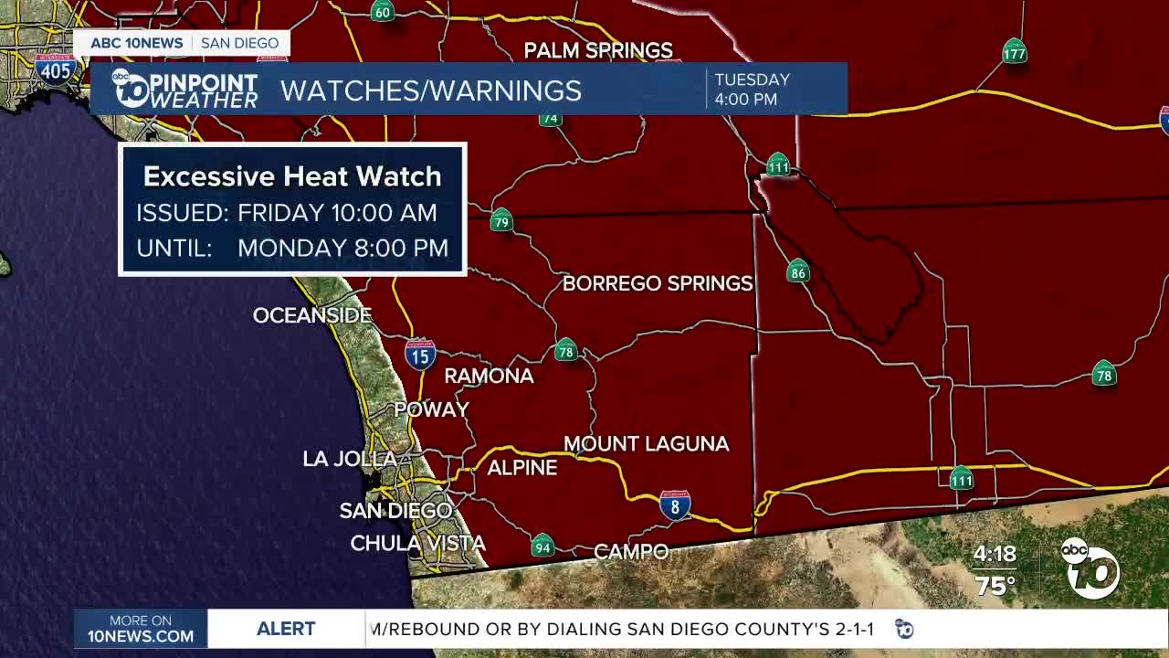 ABC 10News Weather With Meteorologist Angelica Campos