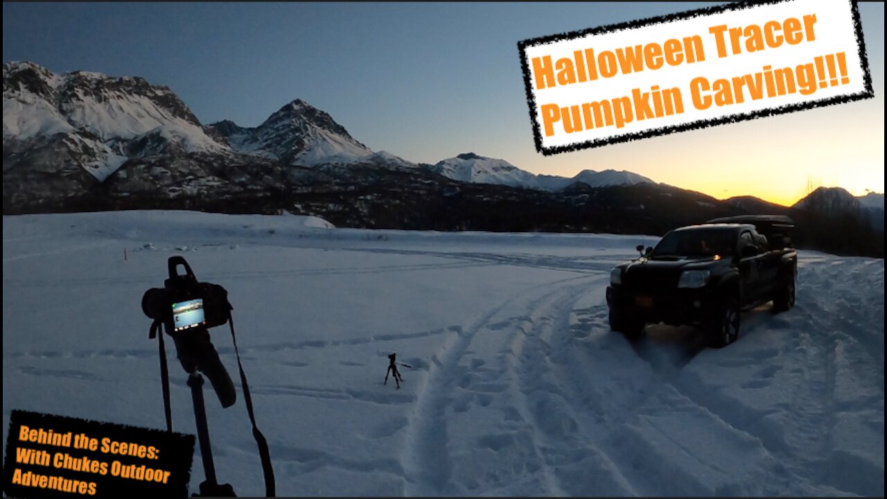 Happy Halloween Tracer Pumpkin Carving: Behind the scenes VLOG with Chuke's Outdoor Adventures!