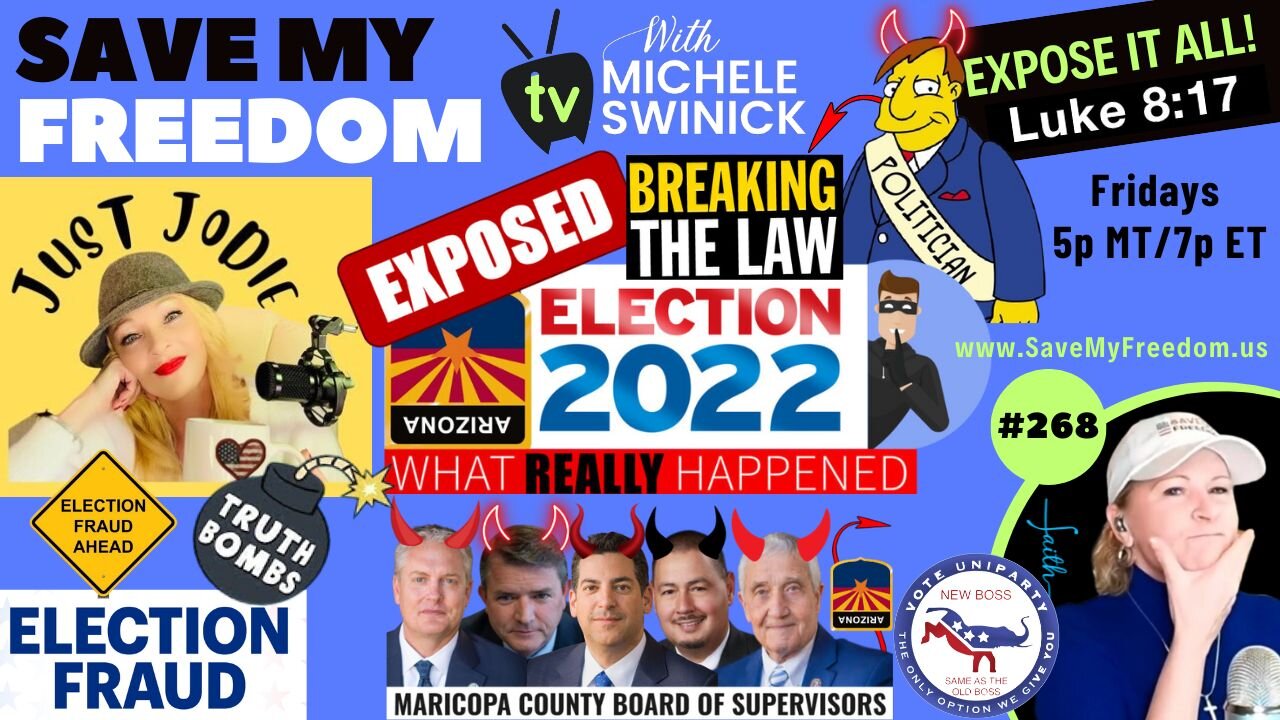 #268 NEW Election Fraud EXPOSED In Maricopa County For The Nov 8, 2022 Election! It Just Keeps Getting Worse...LAKE & ABE Don't Want To File The Info In Court To SET ASIDE The Election For We The People - BOTH ARE LIARS, GRIFTERS & FRAUDS!