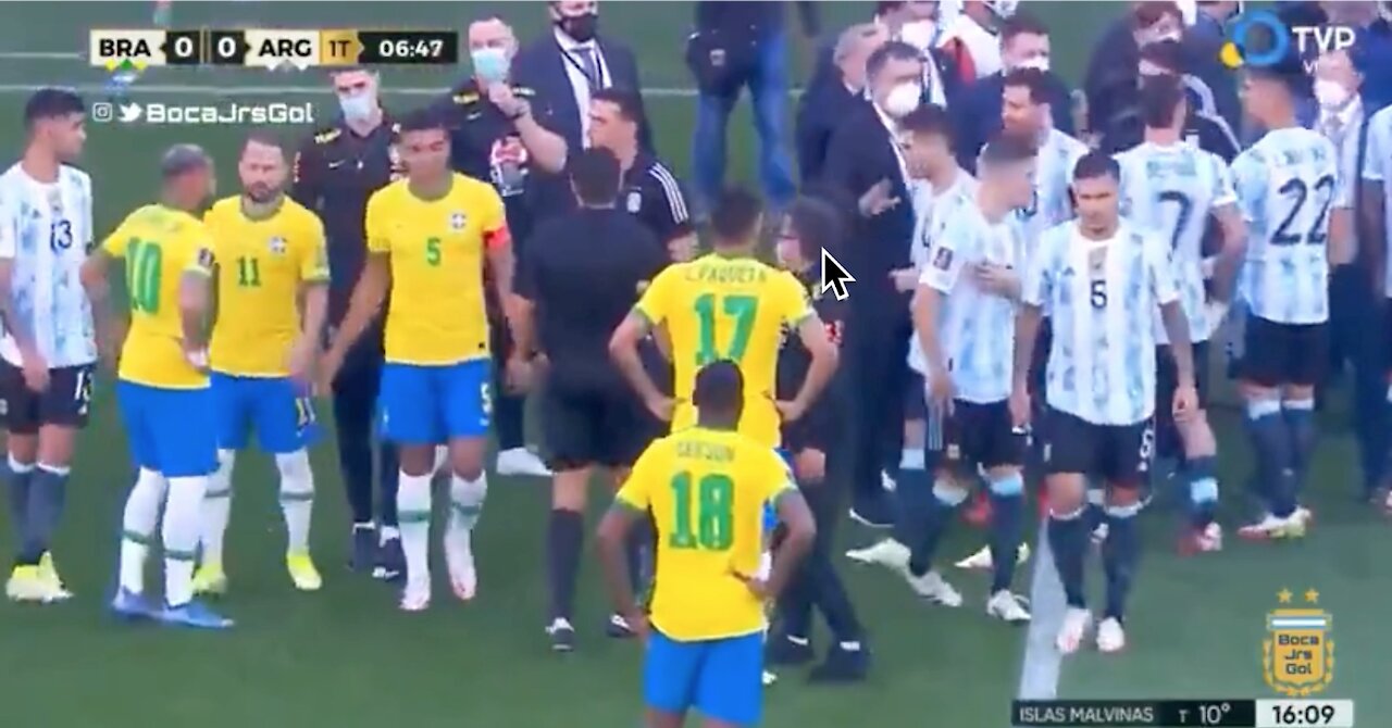 Brazil vs Argentina World Watches Major Soccer Match Stopped Mid Game Over Bogus China Virus Scare