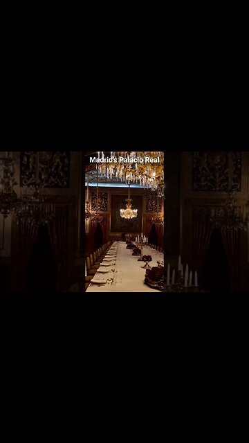 The Royal Dining Room of Madrid's Palacio Real - A Grandiose Feast for the Eyes