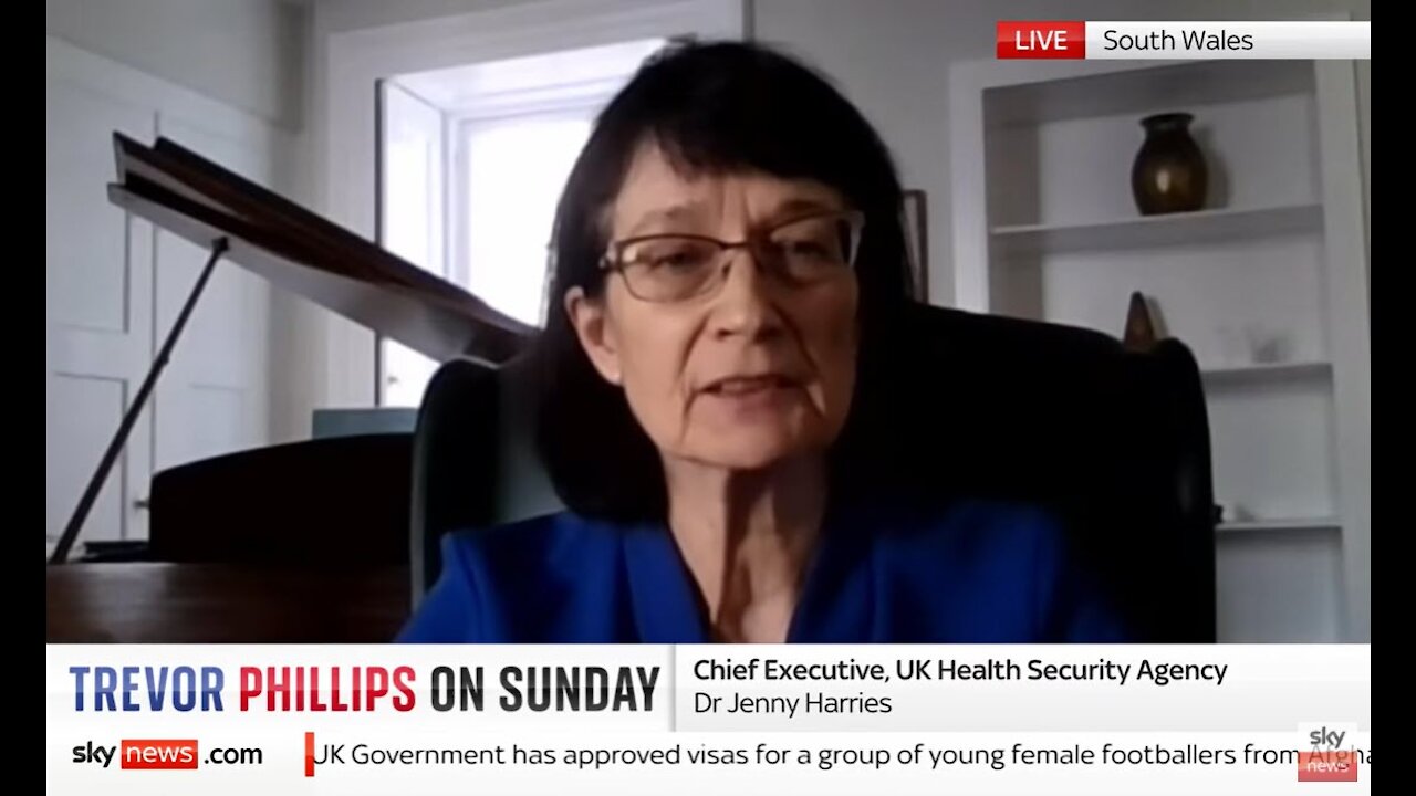 Dr.Jenny Harries: "People who catch COVID and flu at the same time twice as likely to die"