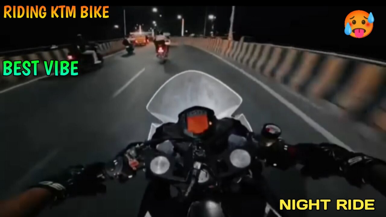 Ktm Rc 390 Night Riding Street Highway Vibe☺️🔥💯💫🏁 #viral #trending #viralshorts #shortsvideo