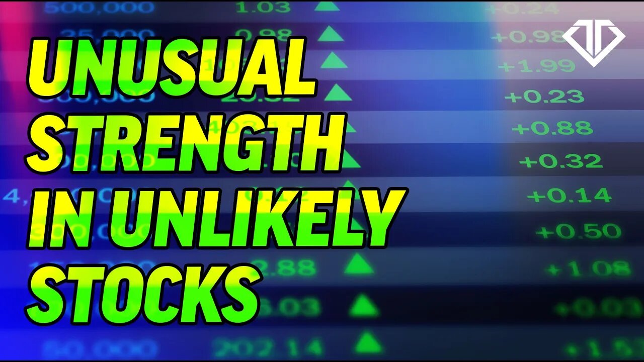 Stock Scans and Unusual Strength in Unlikely Stocks