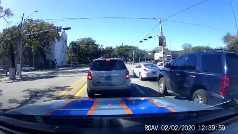 Drive through scenic Downtown Mobile Alabama