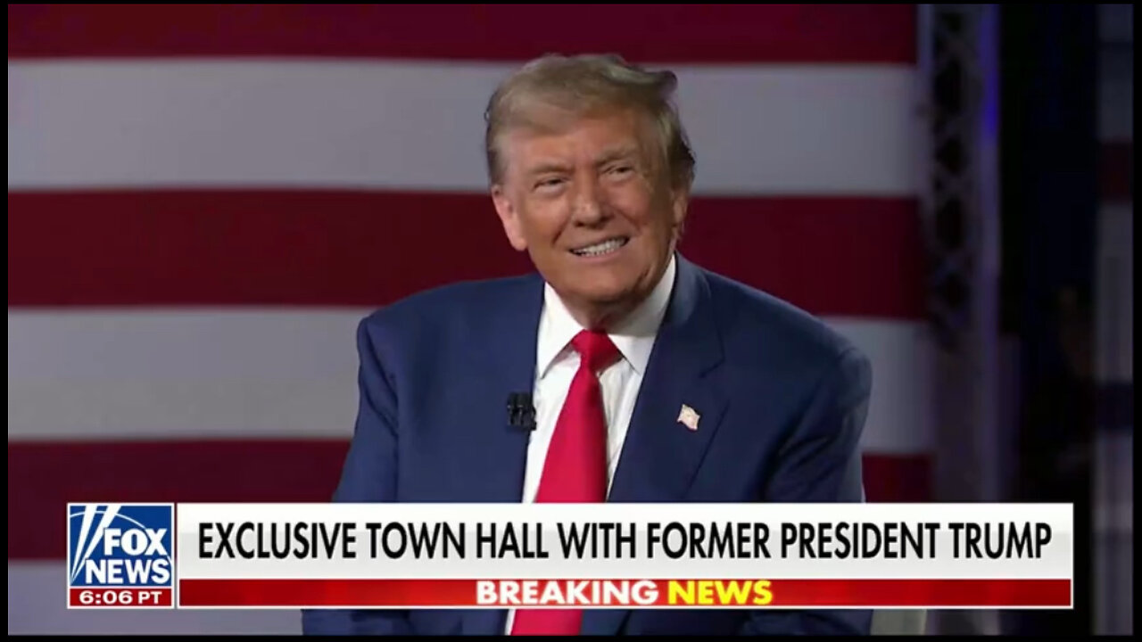 TRUMP TOWN HALL SEAN HANNITY FOX NEWS - 9/04/24