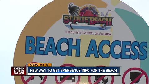 New alert system launched to help keep Tampa Bay beaches community informed