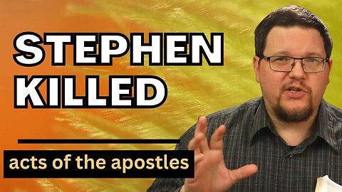 The Martyrdom Of Stephen | Bible Study With Me | Acts 7:54-60