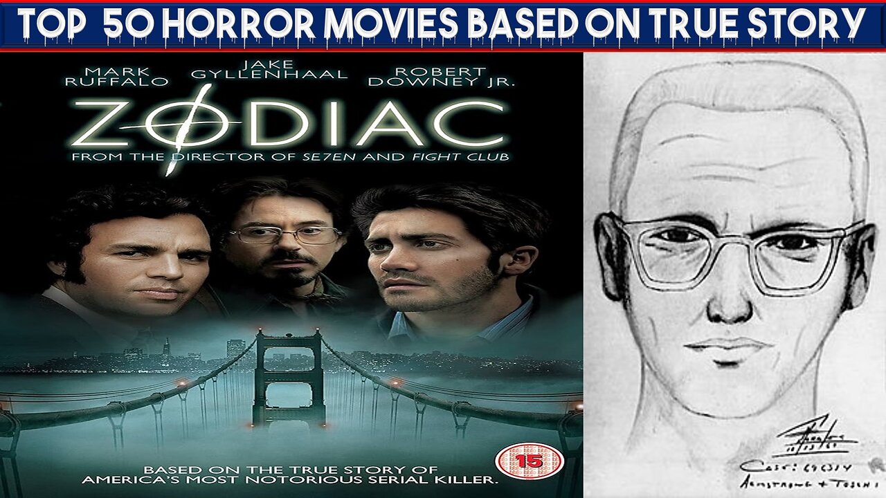 Zodiac (2007) |Series 3| Top 50 Horror Movies Inspired by True Events