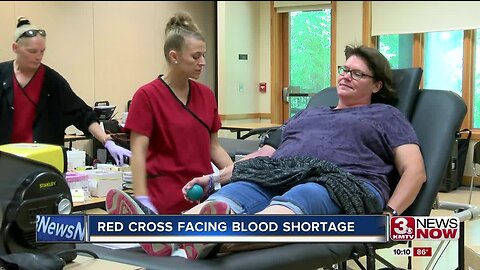 Red Cross Facing Blood Shortage