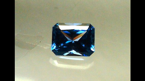 YAG Tanzanite Imitation Octagon Radiant Cut