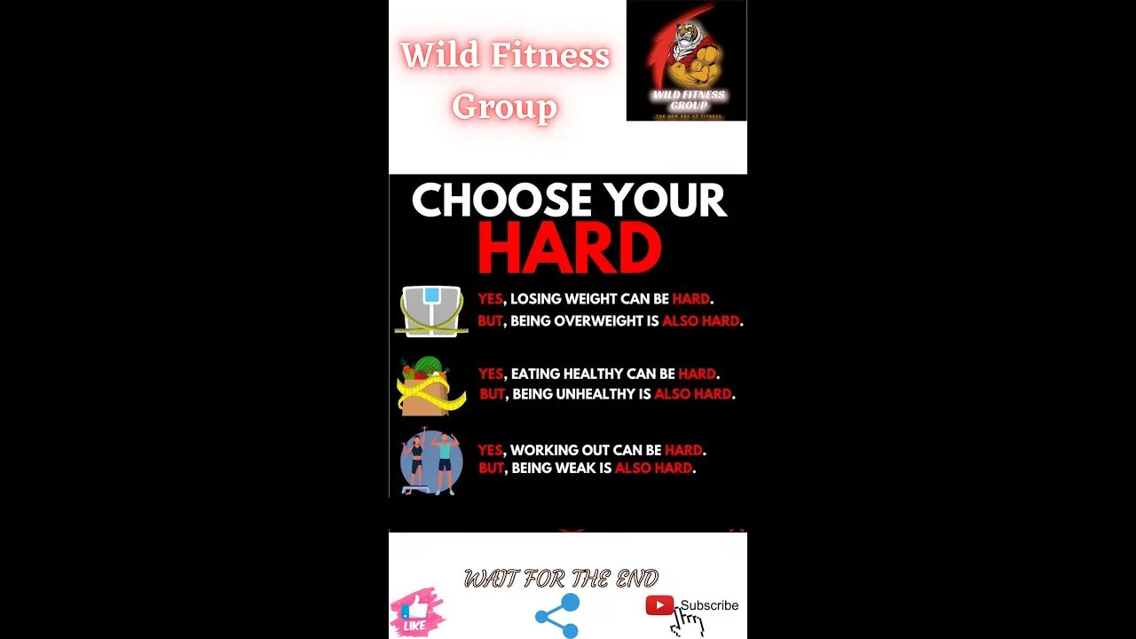 🔥Choose your hard🔥#shorts🔥#viralshorts🔥#fitnessshorts🔥#wildfitnessgroup🔥