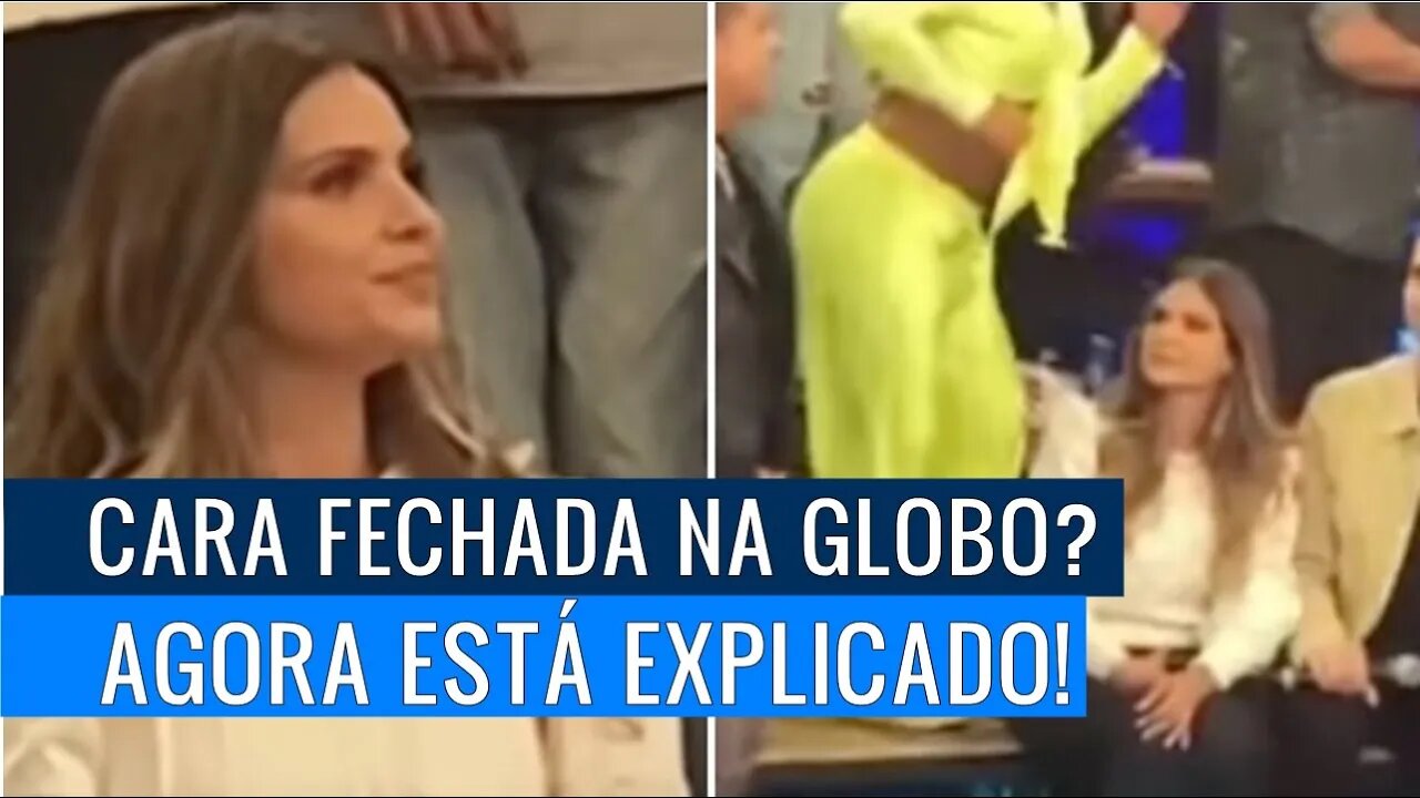 ALINE BARROS EXPLICA CARA FECHADA EM PROGRAMA DA GLOBO