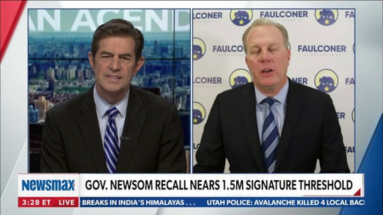 GOV. NEWSOM RECALL NEARS 1.5M SIGNATURE THRESHOLD