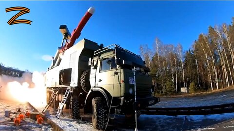 For the first time Russian Army used "BAL-E" missile system against Ukro-militants