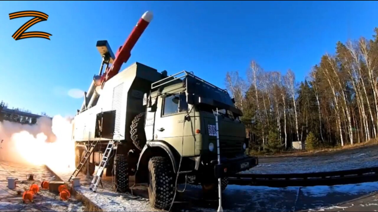 For the first time Russian Army used "BAL-E" missile system against Ukro-militants