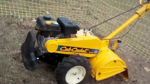 TexasBoys Test drive the Cubcadet Tiller!!!!!