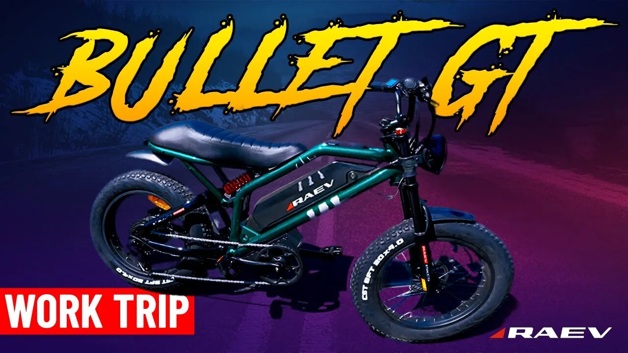 RAEV BULLET GT Single Battery RANGE test // Night Ride