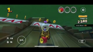 Mario Kart Tour - GBA Boo Lake Gameplay (Halloween Tour 2022 NEW Course)