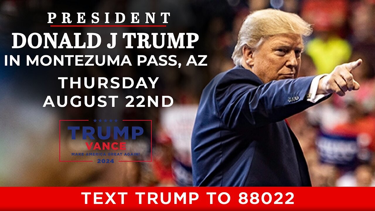 LIVE: President Trump in Montezuma Pass, AZ