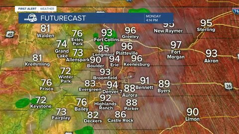 Monday 5:15 a.m. forecast