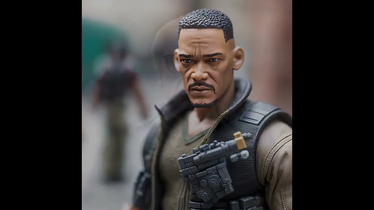 Celebrities as action figures (AI generated)