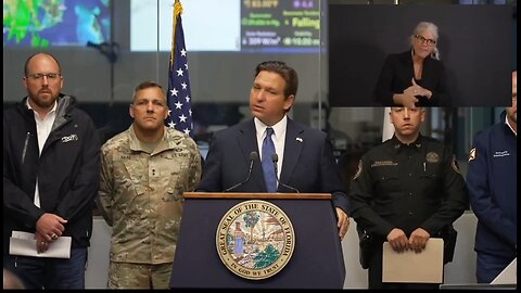 DeSantis to Criminals: Don't Even Think About Taking Advantage Of Hurricane