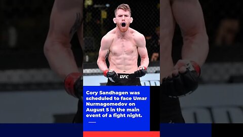 Rob Font will now take on Cory Sandhagen in the UFC Nashville main event on short notice. #shorts
