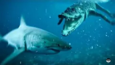 SHARK VS CROCODILE WHO IS KING