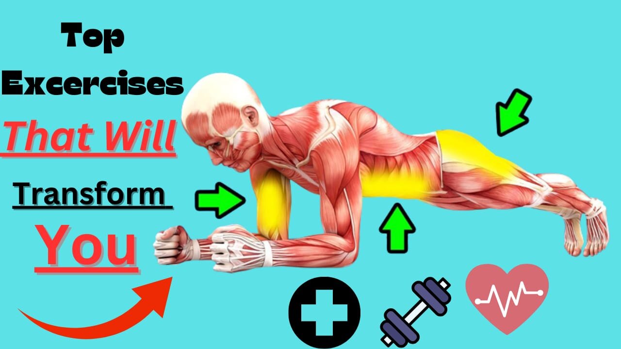 Top 5 Excercises to Get Fit and Healthy at HOME!best exercise to lose weight!Excercises