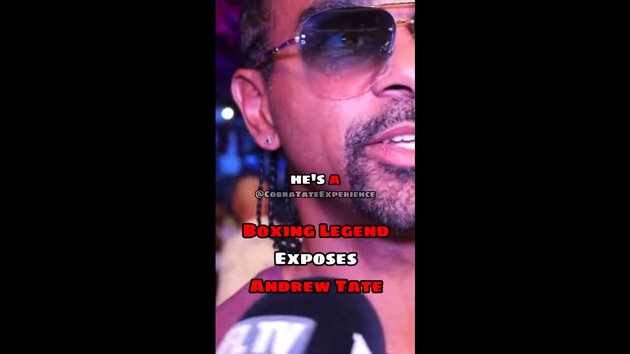 UK Boxing Legend Exposes Andrew Tate’s Fighting Skills 😳🤯🥊