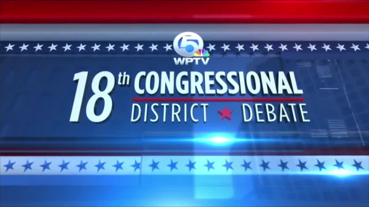 Brian Mast, Lauren Baer debate live on WPTV