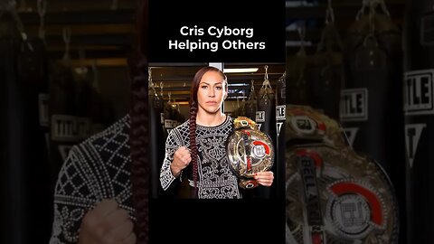 Cris Cyborg is a LEGEND for this! #short #shorts #fyp #foryou #mma #fight #ufc #ko #podcast