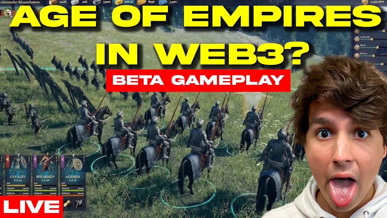 🔴AGE OF EMPIRES WEB3?! BLOCKLORDS BETA GAMEPLAY PLAY TO EARN