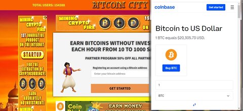 Earn 10 to 1000 Bitcoin Satoshi Every 60 minutes At BITCOIN CITY Using Any Bitcoin Wallet Address