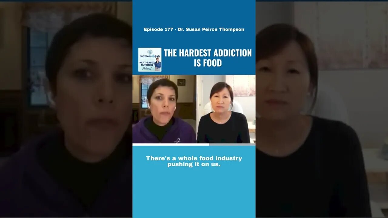 Food addiction is real. Maybe the most difficult addiction to overcome.