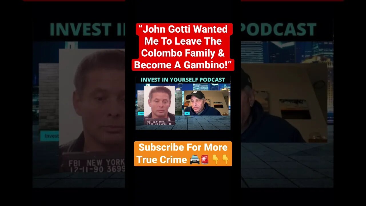 “John Gotti Wanted Me To Leave The Colombo Family & Become A Gambino Like Sammy The Bull!” 😳