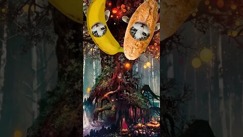 Banana Cat And In Bread Cat At The Tree Of Life! 🍌