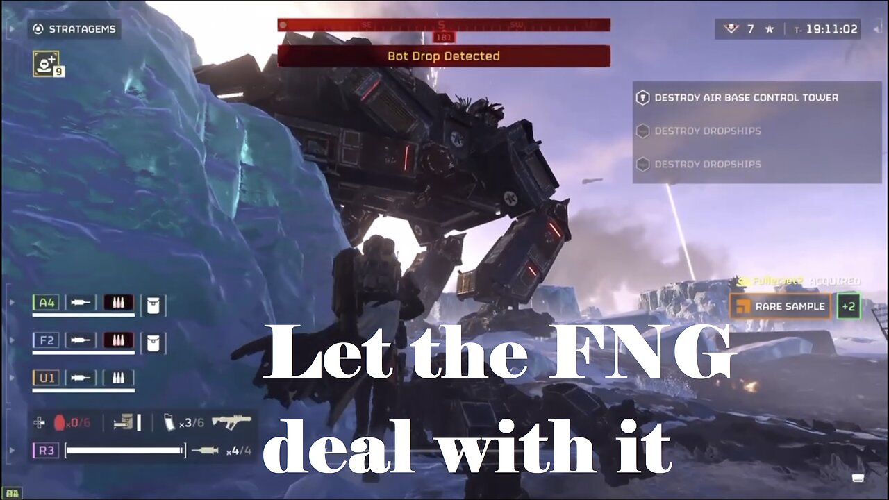 Let the FNG deal with the Factory Strider