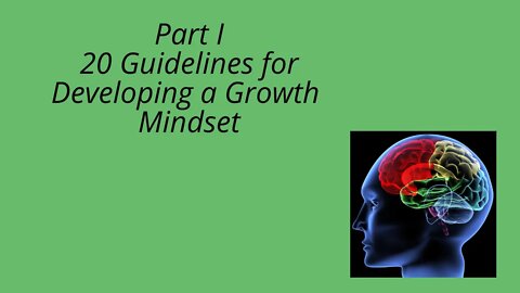 Awareness Lesson Part I Are you Fixed Mindset or Growth Mindset? Why is it important.