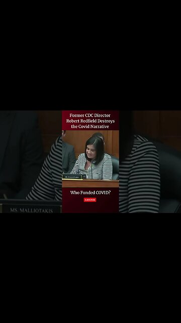 Former Director Robert Redfield Destroys the COVID Narrative 💥💥💥