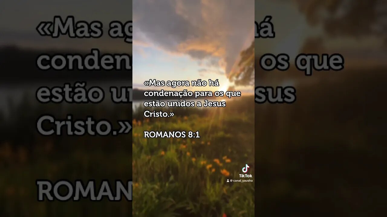 Romanos 8:1 #canalyausha