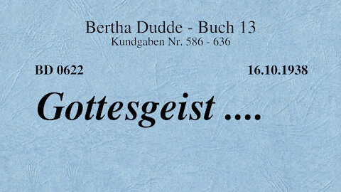 BD 0622 - GOTTESGEIST ....
