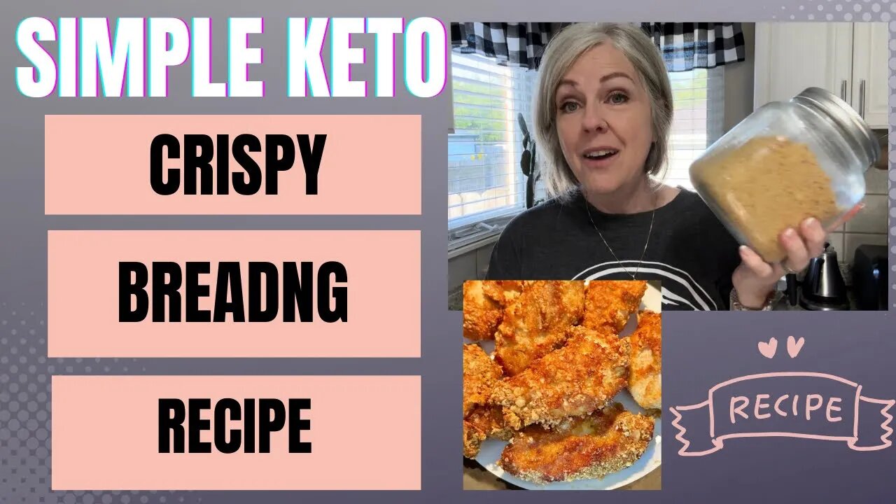 My Crispy Breading Recipe 4 Ingredients @carnivorecrisps Keto Gluten Free Flour